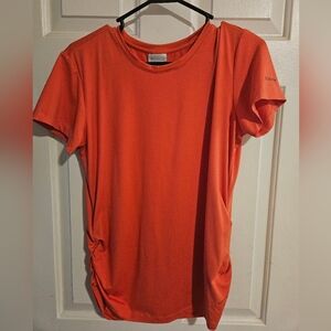 Columbia Women’s Short Sleeve Performance Tee - Orange/coral Color